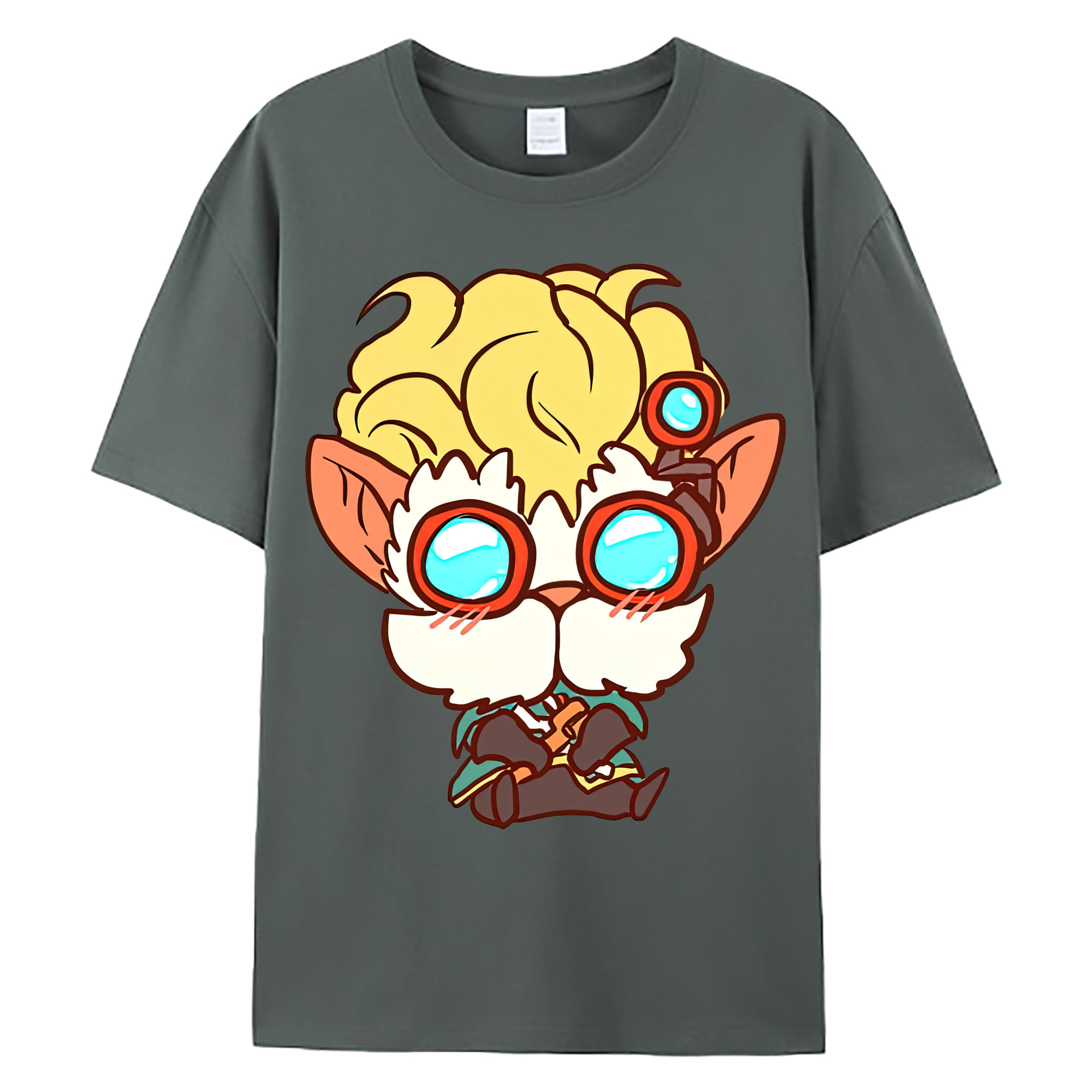 （画像用） リーグ・オブ・レジェンド League of Legends LOL 綿100％ メンズ半袖Tシャツ｜肌触りやわらか＆通気性